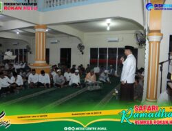 Wabup H. Indra Gunawan Safari Ramadhan Perdana Kunjungi Kecamatan Pendalian IV Koto