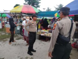 Minimalisir Gangguan Kamtibmas, Polsek Bunut Patroli Tertib Ramadhan 1444 H di Beberapa Tempat