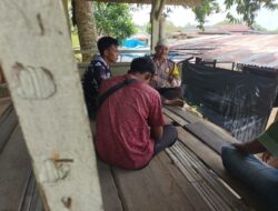 Bhabinkamtibmas Polsek Kerumutan Gelar Jumat Curhat Bersama Masyarakat