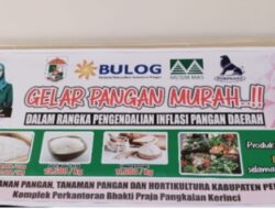 Upaya Penanganan Inflasi, DKPTH Pelalawan Adakan Pasar Murah, PT.Musim Mas Hadir Ditengah Masyarakat