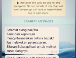 Hati Hati dan Waspada Marak Penipuan Modus Kirim Surat Tilang Format Aplikasi