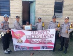 Polsek Bunut Salurkan Bapokting Kepada Warga Kurang Mampu