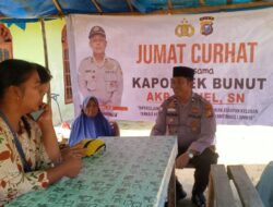 Setiap Minggunya, Polsek Bunut Gelar Jumat Curhat
