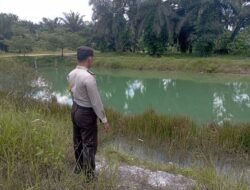 Polsek Ukui Cek Cadangan Air dan Kondisi Embung