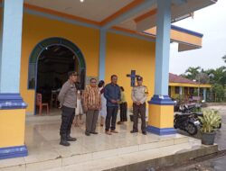 Minggu Paskah, Polsek Ukui Monitoring dan Lakukan Pengamanan Ibadah Gereja