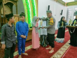 Dukung Kegiatan Keagamaan, Polsek Teluk Meranti Hadiri Acara Penutupan MTQ