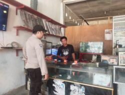 Polsek Langgam Giatkan Operasi Yustisi di Desa Segati