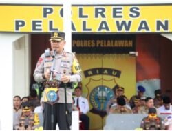 Polres Pelalawan Laksanakan Operasi Ketupat Lancang Kuning 2023