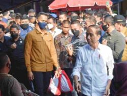Presiden Joko Widodo Kunjungi Pasar Natar, Pastikan Kestabilan Harga, Ketersediaan Bahan Pangan dan Pasokan Bahan Pokok