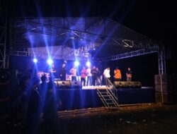 Polres Tulang Bawang Bubarkan Acara Hajatan Yang Menyajikan Orgen Tunggal dan Lampaui Batas Izin