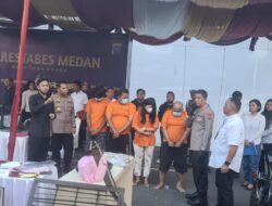 Bongkar penyelundupan Sabu Seberat 41 Kg Lebih, Polisi Ringkus Sejumlah Bandar Narkoba dan Pelaku Kejahatan Jalanan di Medan