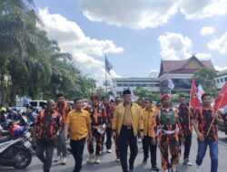 Jadi Caleg DPRD Riau, Tokoh Muda Riau Suhermanto Diantar Ratusan Massa Pemuda Pancasila  Tokoh Muda Riau Suhermanto,Resmi Maju Dari Partai Hanura