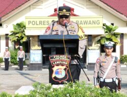 Pimpin Langsung Upacara Hari Kesadaran Nasional, AKBP Jibrael Ingatkan Hal Ini Kepada Personelnya