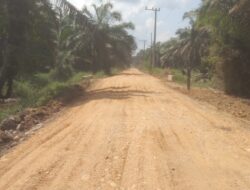 Proyek Swakelola PUPR Kabupaten Pelalawan Sudah Berjalan, Masyarakat:Terimakasih Pak Bupati