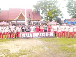 Turnamen Bupati CUP U40 Tahun 2023 Resmi Dibuka, H.Zukri : Gelorakan Hidup Sehat Dengan Berolah Raga