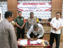 Polres Tulang Bawang Gelar Rakor Terkait Penertiban Orgen Tunggal, Ada Enam Poin Hasil Kesepakatan Bersama