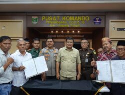 Bupati Musa Ahmad Bersama Kapolres Lamteng Selesaikan Masalah Di Pubian Dengan Musawarah Mupakat