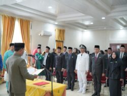Lantik Pejabat Eselon, Sekda Rohil : Jabatan Bukan Abadi, Tapi Bagi Mereka yang Berprestasi