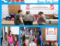 Sambut Hari Bhayangkara Ke-77, Polres Tulang Bawang Bersama TNI Gelar Bakti Kesehatan