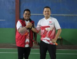 Bupati Pelalawan Buka Turnamen Bulu Tangkis Kapolres Cup dalam Rangka HUT Bhayangkara ke-77