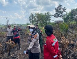 5 Hari Berjibaku Padamkan Api, Polsek Payung Sekaki Bersama Tim Gabungan Berhasil Melakukan Pendinginan di Area Karlahut