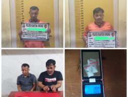 Ungkap Kasus Penyalahgunaan Narkoba, 2 Tersangka Diringkus Tim Mata Elang Satresnarkoba Polres Kuansing