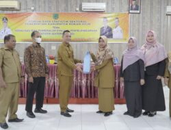 Diskominfotiks Rohil Gelar Sosialisasi dan Pembekalan Evaluasi Penyelenggaran Statistik Sektoral
