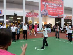 Brigjen Rahmadi Buka Secara Resmi Turnamen Sepak Takraw Kapolda Riau Cup 2023