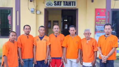 8 Orang Ditangkap Kasus KARHUTLA Diwilayah Hukum Polres Rokan Hilir