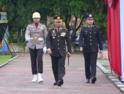 Polres Kuansing Gelar Upacara Peringatan Hari Bhayangkara Ke-77 Tahun 2023