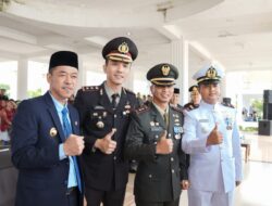 Bupati dan Wabup Rohil Hadiri Upacara Peringatan HUT Bhayangkara ke-77