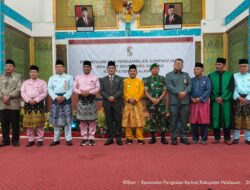 H.Zukri Pimpin Pelantikan dan Pengambilan Sumpah Janji Penjabat Sekretaris Daerah Kabupaten Pelalawan