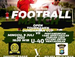 Saksikan Pembukaan Olahraga Sepak Bola Sore Ini, Open Turnamen Antar Sekabupaten