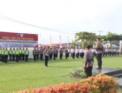 Polres Pelalawan laksanakan Apel Gelar Pasukan Tanda dimulainya Oprasi Patuh Lancang Kuning 2023