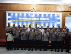 Propam Polda Riau Lakukan Pembinaan Etika Profesi Polri di Polres Kuansing