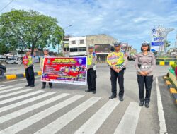 Polres Dumai Gelar Kampanye Keselamatan Dan Tertip Berlalu Lintas