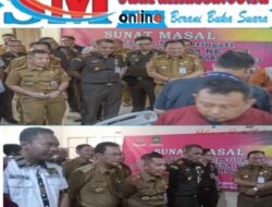 Pj.bupati tulang bawang Drs.Qudrotul Ikhwan MM Mengapresiasi Sunatan Massal yang Di Laksanakan Oleh Kejaksaan Negeri Tulang Bawang