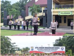 Pimpin Apel Akbar Bhabinkamtibmas Kapolres Kuansing Berpesan jaga stabilitas keamanan menjelang pemilu