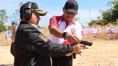 Buka Open Tournament Kejuaraan Menembak, Ini Harapan Kapolres Pelalawan 