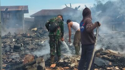 Pujud Rokan Hilir Berduka, 33 Unit Rumah Habis Dilalap Sijago Merah