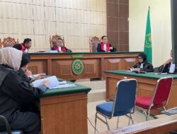 5 TERDAKWA PERKARA NARKOTIKA 31.833 GRAM SHABU DI KABUPATEN PELALAWAN DITUNTUT PIDANA MAT