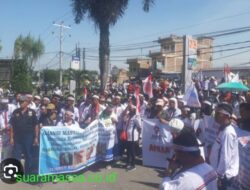 Kriminal Merajalela Ribuan Massa Aliansi Masyarakat Sumatera Utara Demo Mapolda Sumut