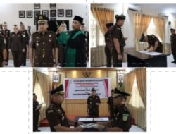 Pelantikan Kepala Seksi Pidana Khusus Kejaksaan Negeri Pelalawan