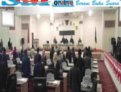PJ Bupati Drs Qudrotul Ikhwan Hadiri Rapat Paripurna DPRD Tentang Pelaksanaan APBD TA 2022