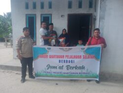 Forum Wartawan Pelalawan Selatan Berbagi Kebahagiaan di Jumat Berkah