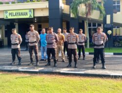 Kapolres Kuansing AKBP Pangucap Priyo Soegito Pimpin Apel Polisi RW