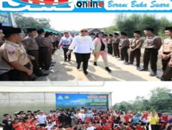 Ibu Herlinawati Qudrotul Panen Perdana Melon
