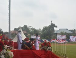 Bupati Indragiri Rezita Meylani Yopi SE Pimpin Upacara Detik Detik Proklamasi HUT RI ke – 78