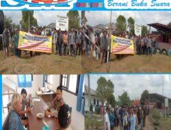 MARGA BUAY MENCURUNG TURUN KE LAHAN AKAN AMBIL PAKSA TANAH ULAYAT DENGAN PT. SIP