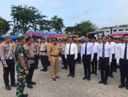 Apel Gelar Pasukan Pengamanan Pacu Jalur Tradisional Kabupaten Kuantan Singingi Tahun 2023